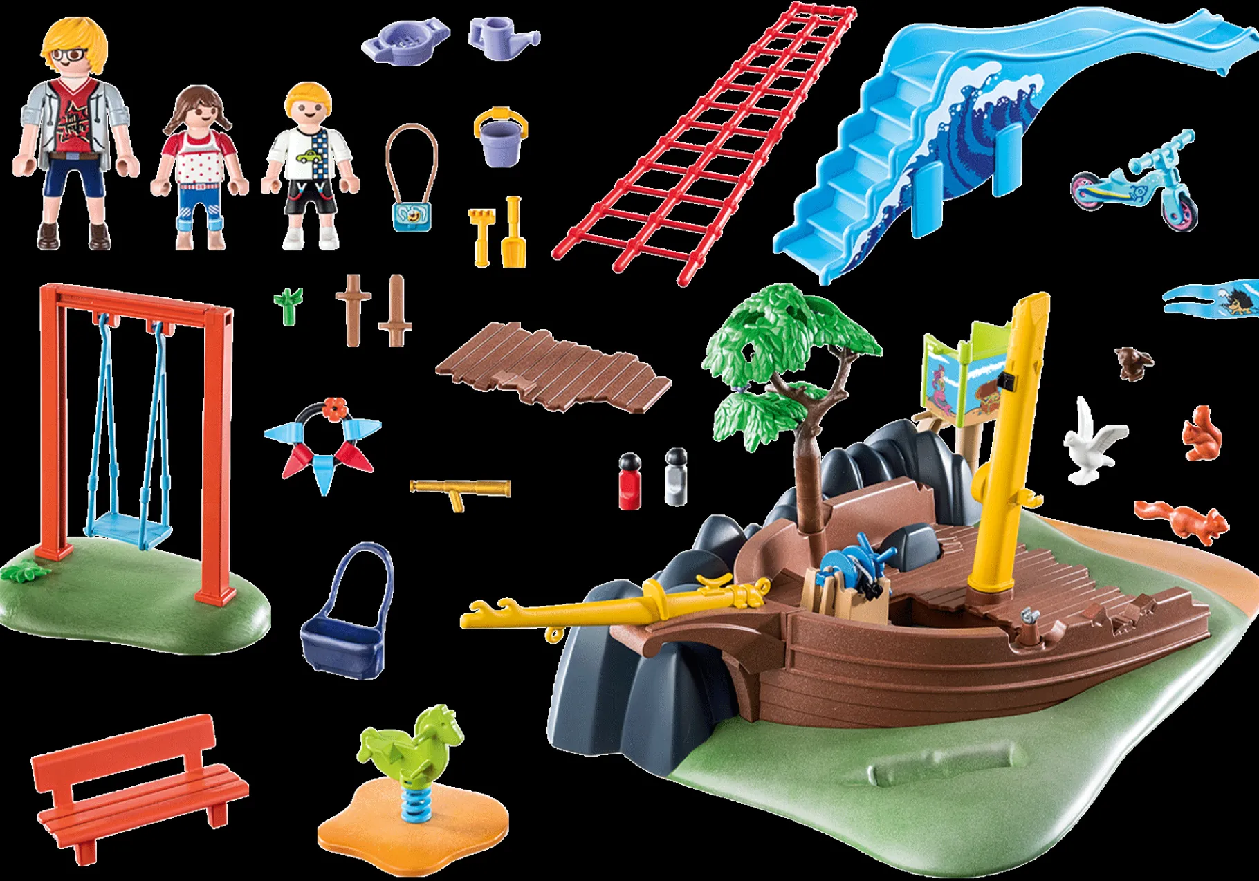 Abenteuerspielplatz mit Schiffswrack-PLAYMOBIL Outlet