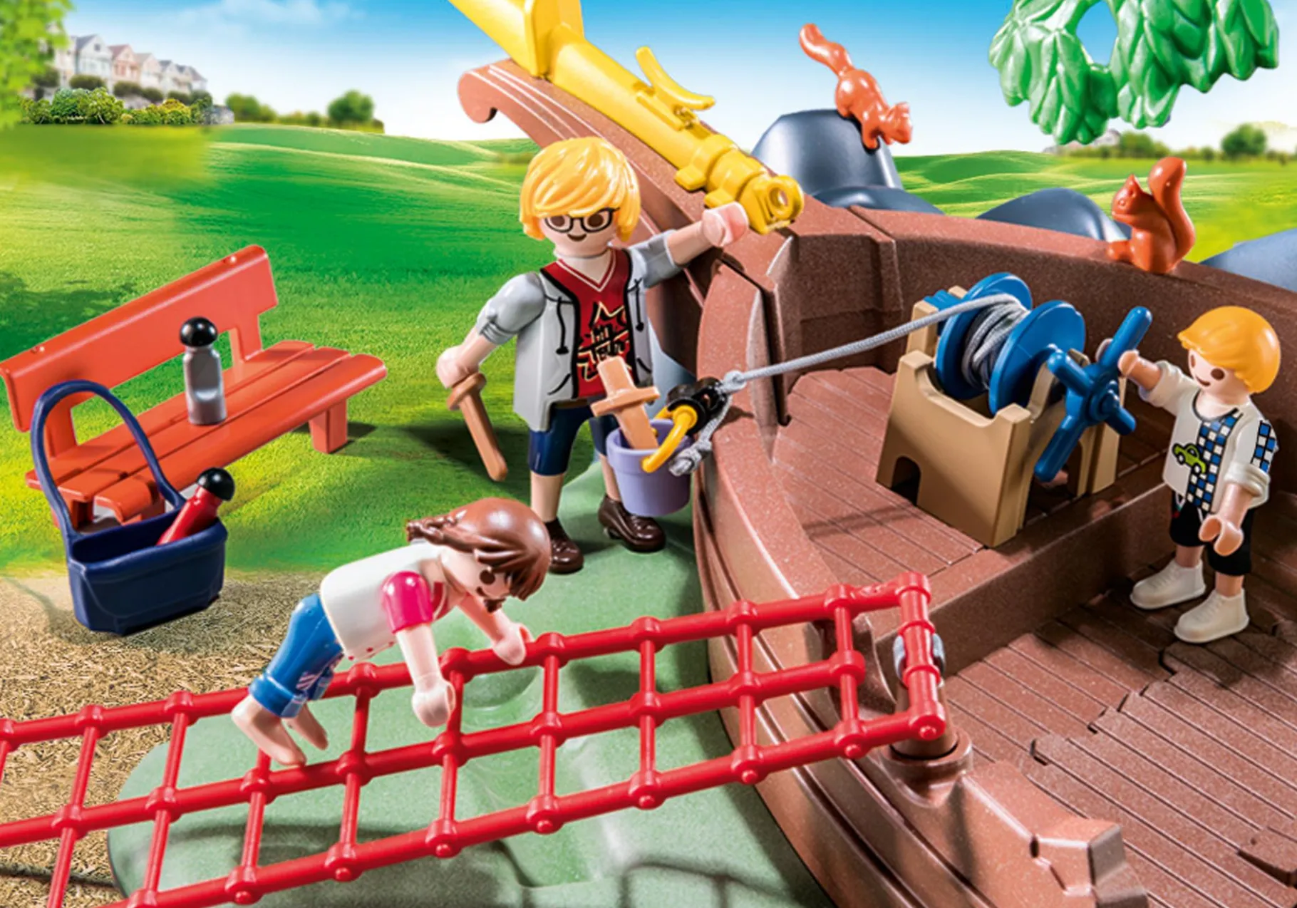 Abenteuerspielplatz mit Schiffswrack-PLAYMOBIL Outlet