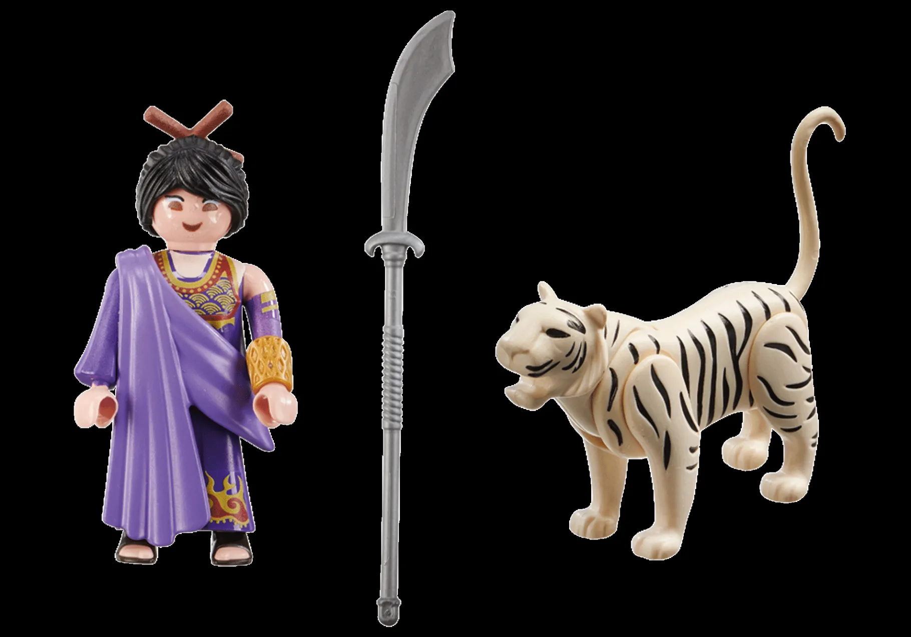Asiakämpferin mit Tiger-PLAYMOBIL Outlet