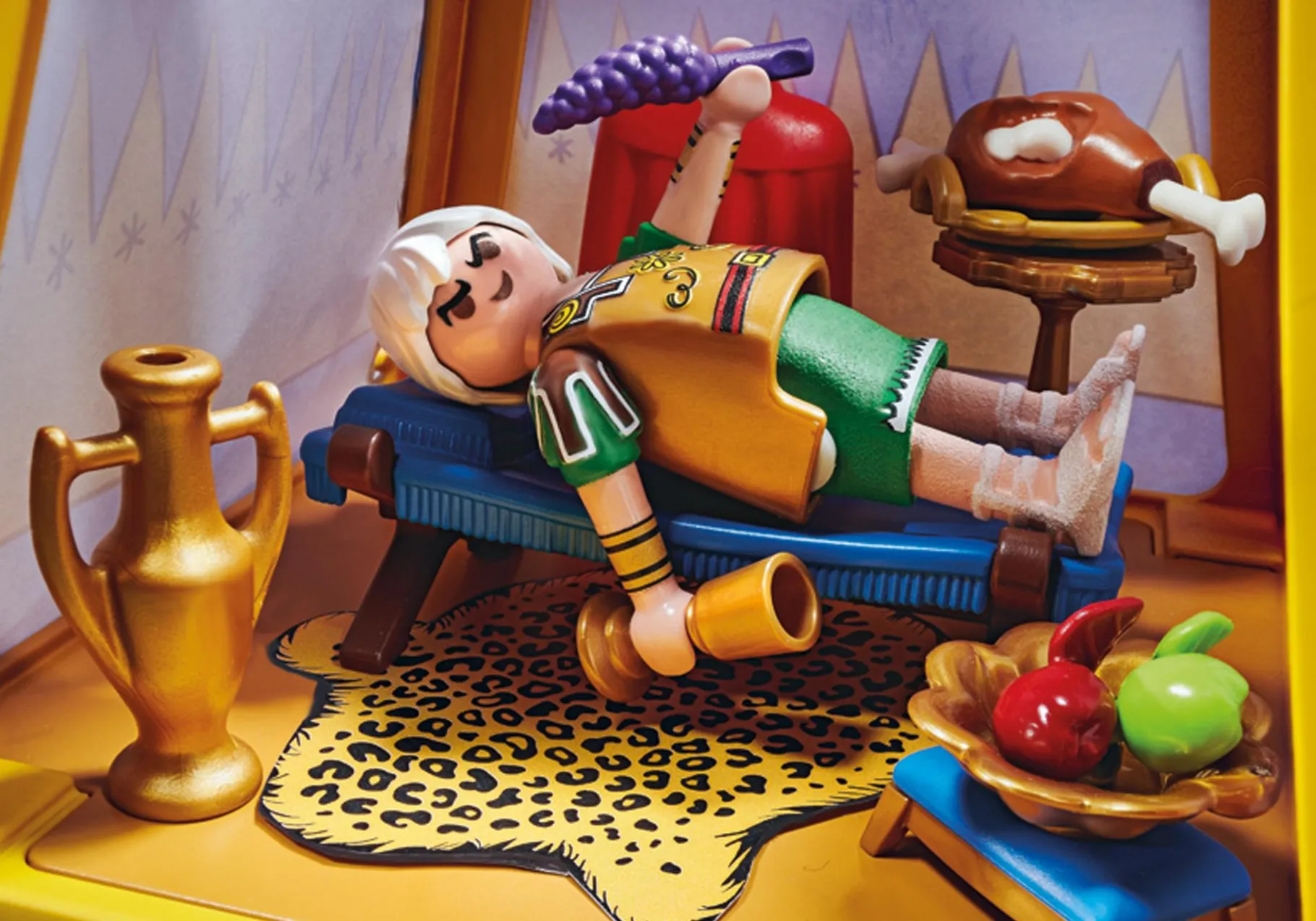 Asterix: Anführerzelt mit Generälen-PLAYMOBIL Hot