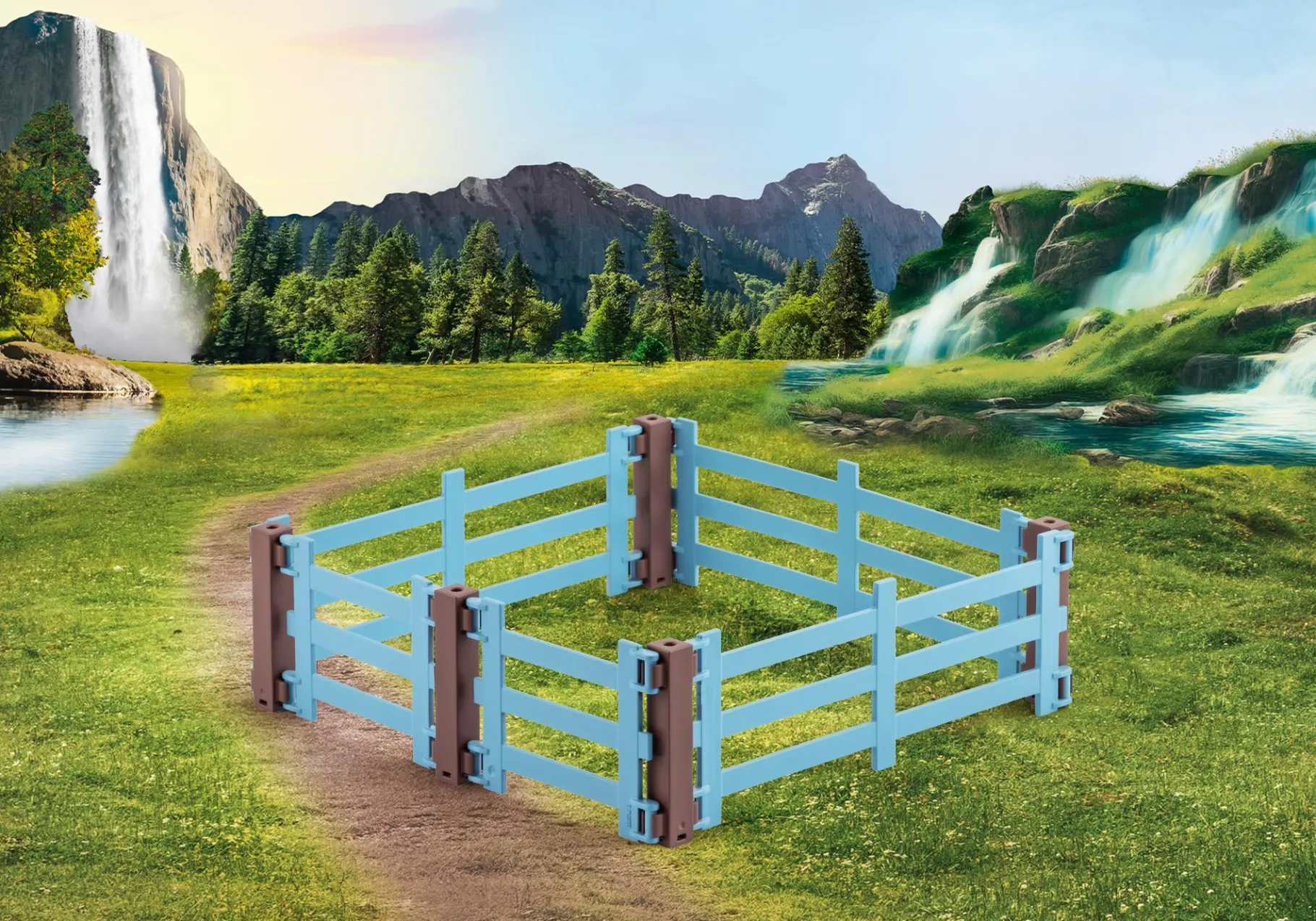 Bundle Horses of Waterfall II-PLAYMOBIL Hot
