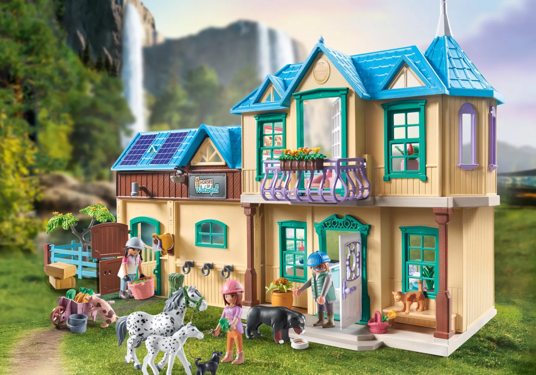 Bundle Horses of Waterfall II-PLAYMOBIL Hot