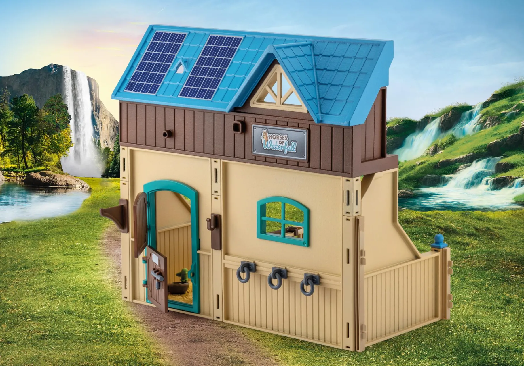 Bundle Horses of Waterfall II-PLAYMOBIL Hot