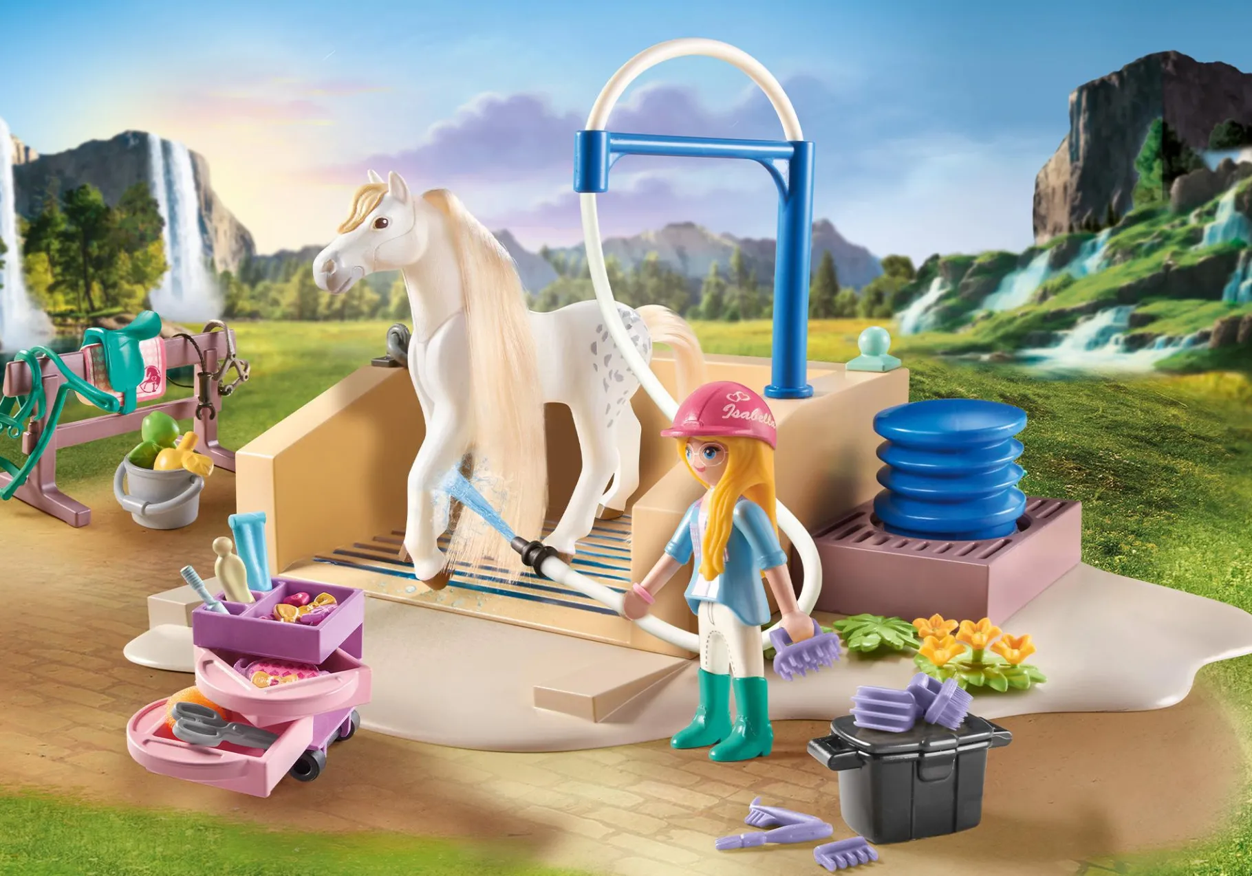 Bundle Horses of Waterfall-PLAYMOBIL Cheap