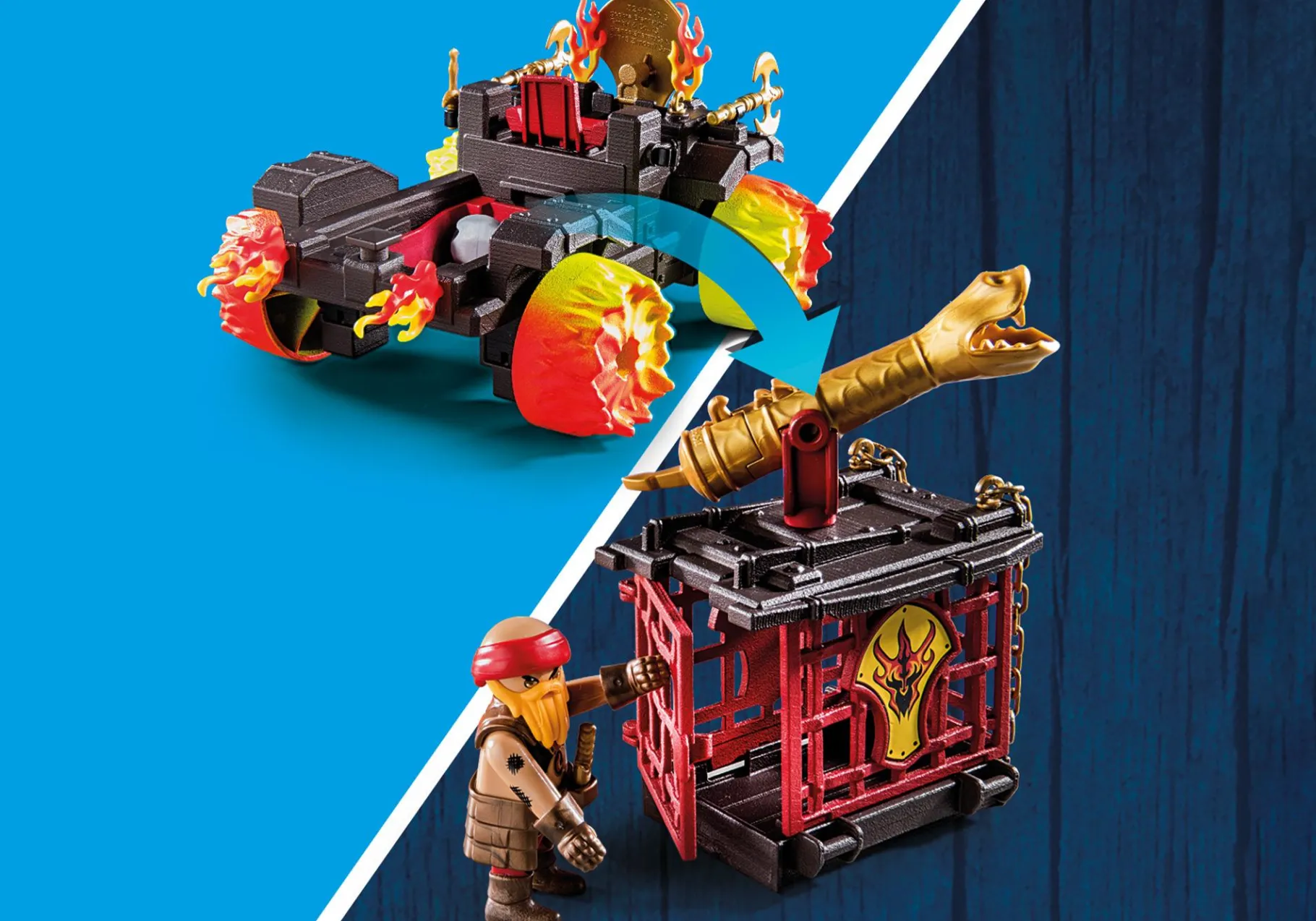 Burnham Raiders - Feuerkampfwagen-PLAYMOBIL Shop
