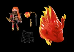 Burnham Raiders Feuergeist und die Hüterin des Feuers-PLAYMOBIL Clearance