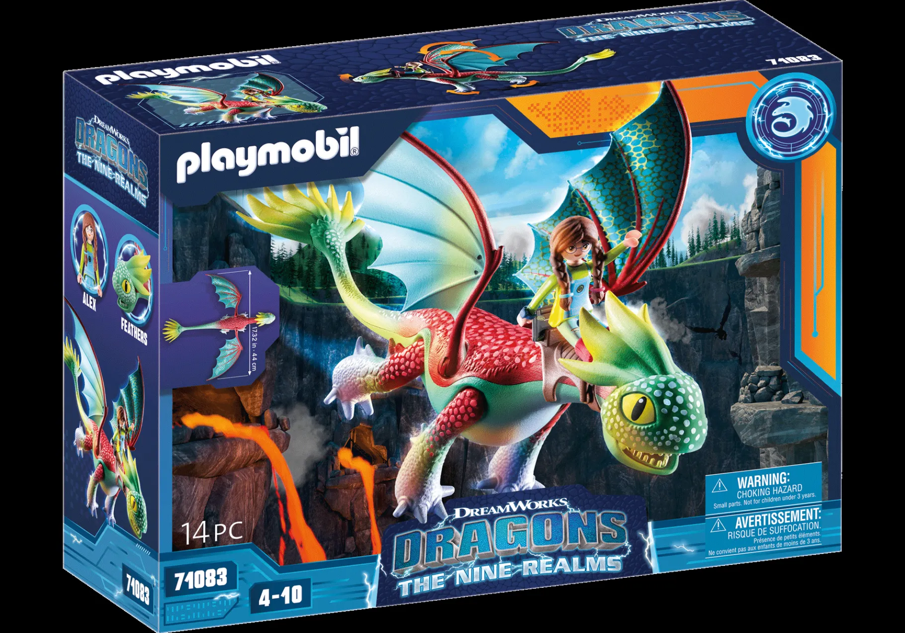 Dragons: The Nine Realms - Feathers & Alex-PLAYMOBIL Clearance