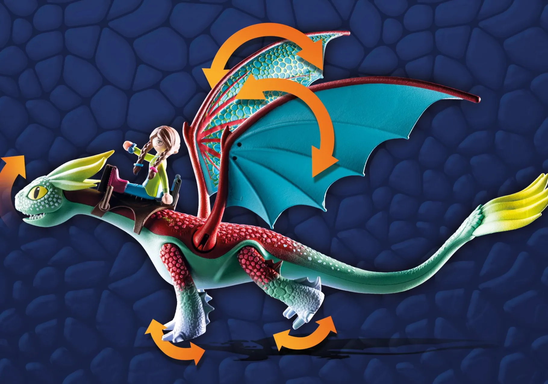 Dragons: The Nine Realms - Feathers & Alex-PLAYMOBIL Clearance