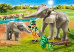 Elefanten im Freigehege-PLAYMOBIL Outlet