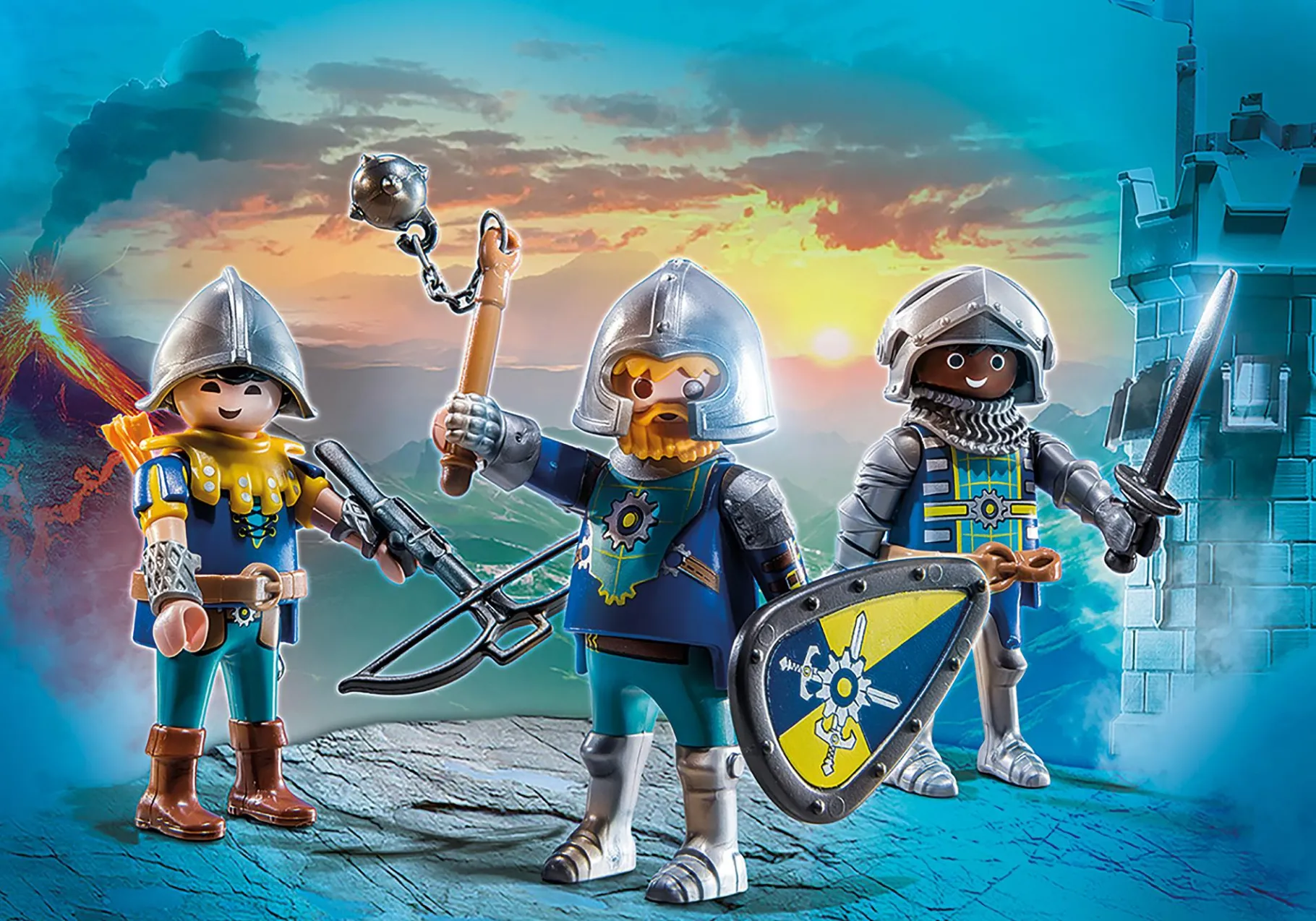 3er Set Novelmore Ritter-PLAYMOBIL Sale