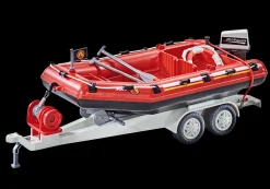 Feuerwehr-Schlauchboot mit Anhänger-PLAYMOBIL Cheap