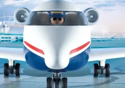 Flughafen mit Flugzeug und Tower-PLAYMOBIL Outlet