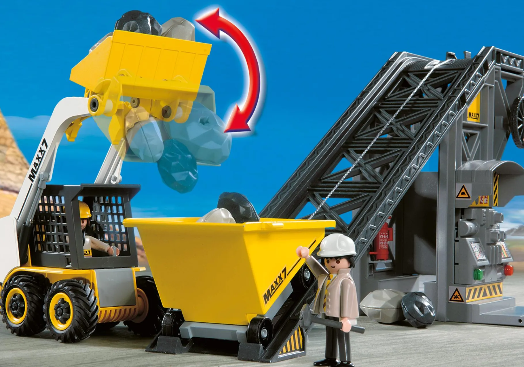 Förderanlage mit Kompaktlader-PLAYMOBIL Sale