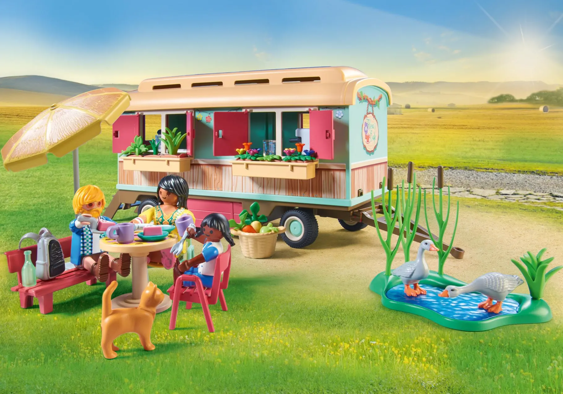 Gemütliches Bauwagencafé-PLAYMOBIL Outlet