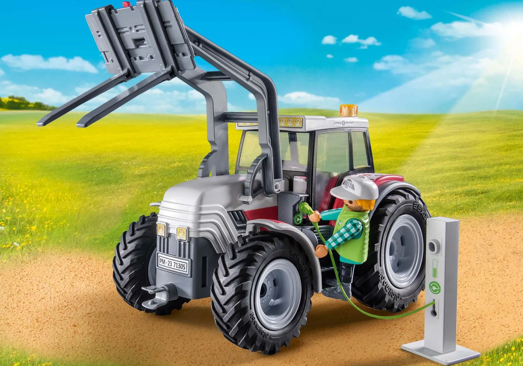 Großer Traktor-PLAYMOBIL New