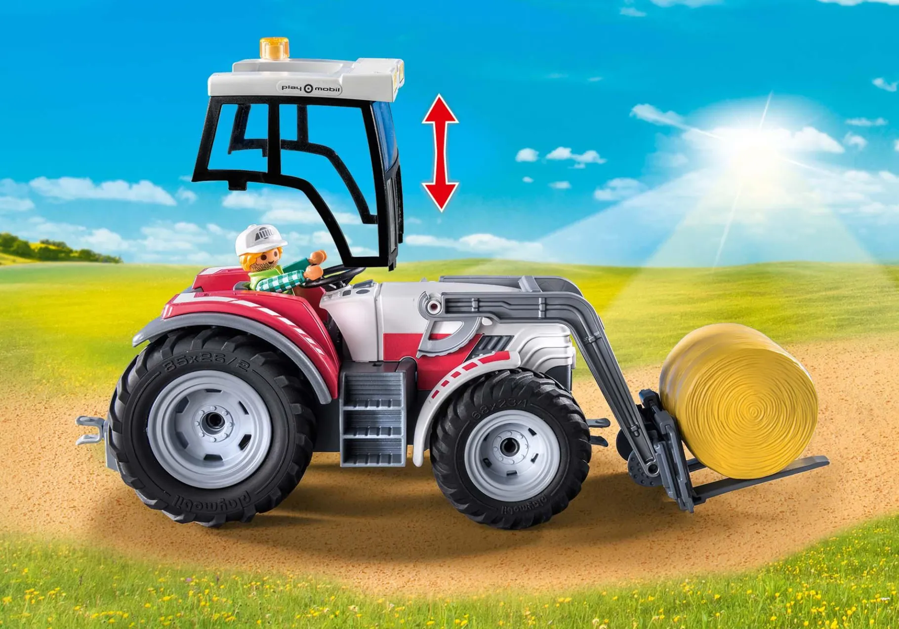 Großer Traktor-PLAYMOBIL New