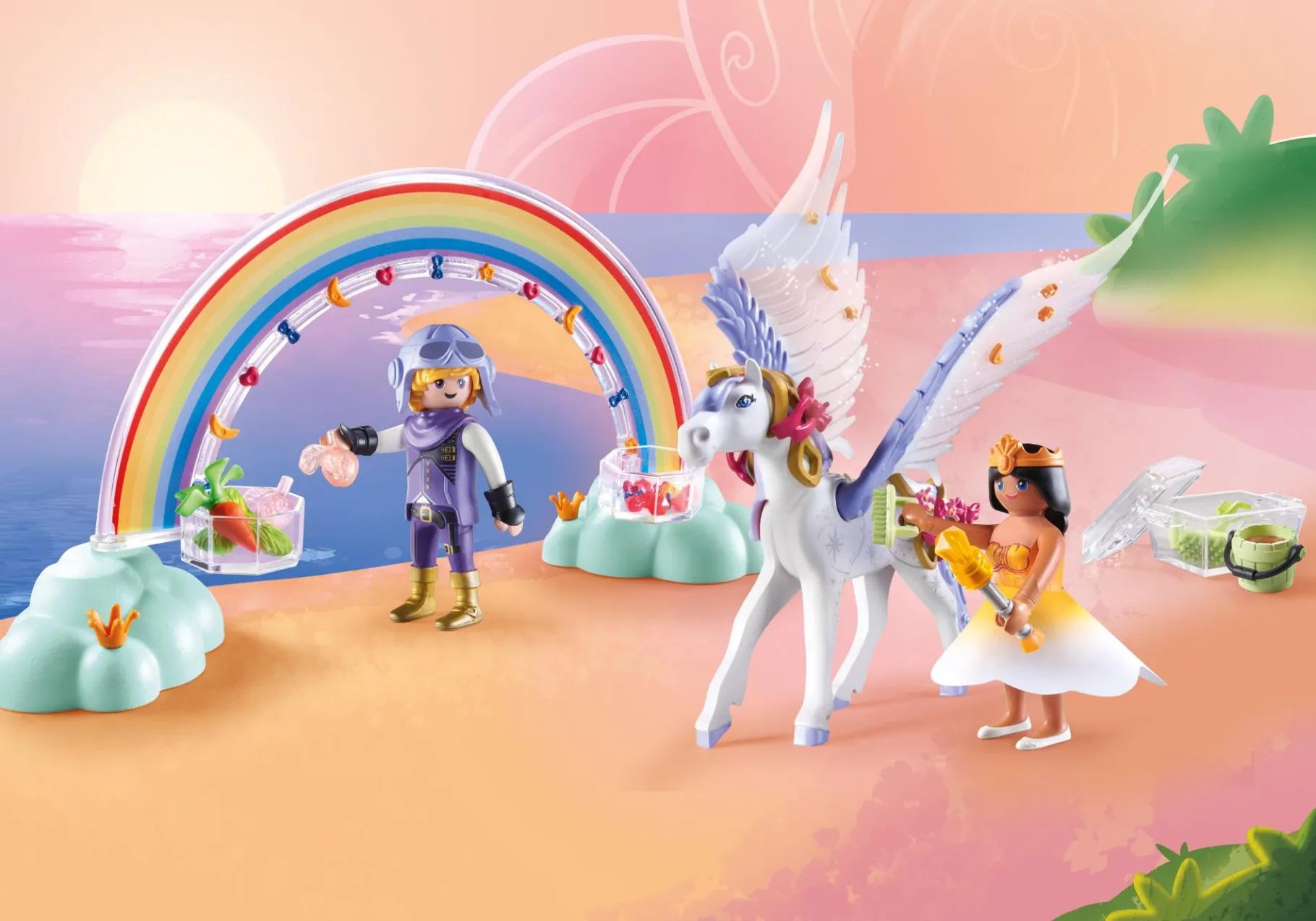 Himmlischer Pegasus mit Regenbogen-PLAYMOBIL Hot