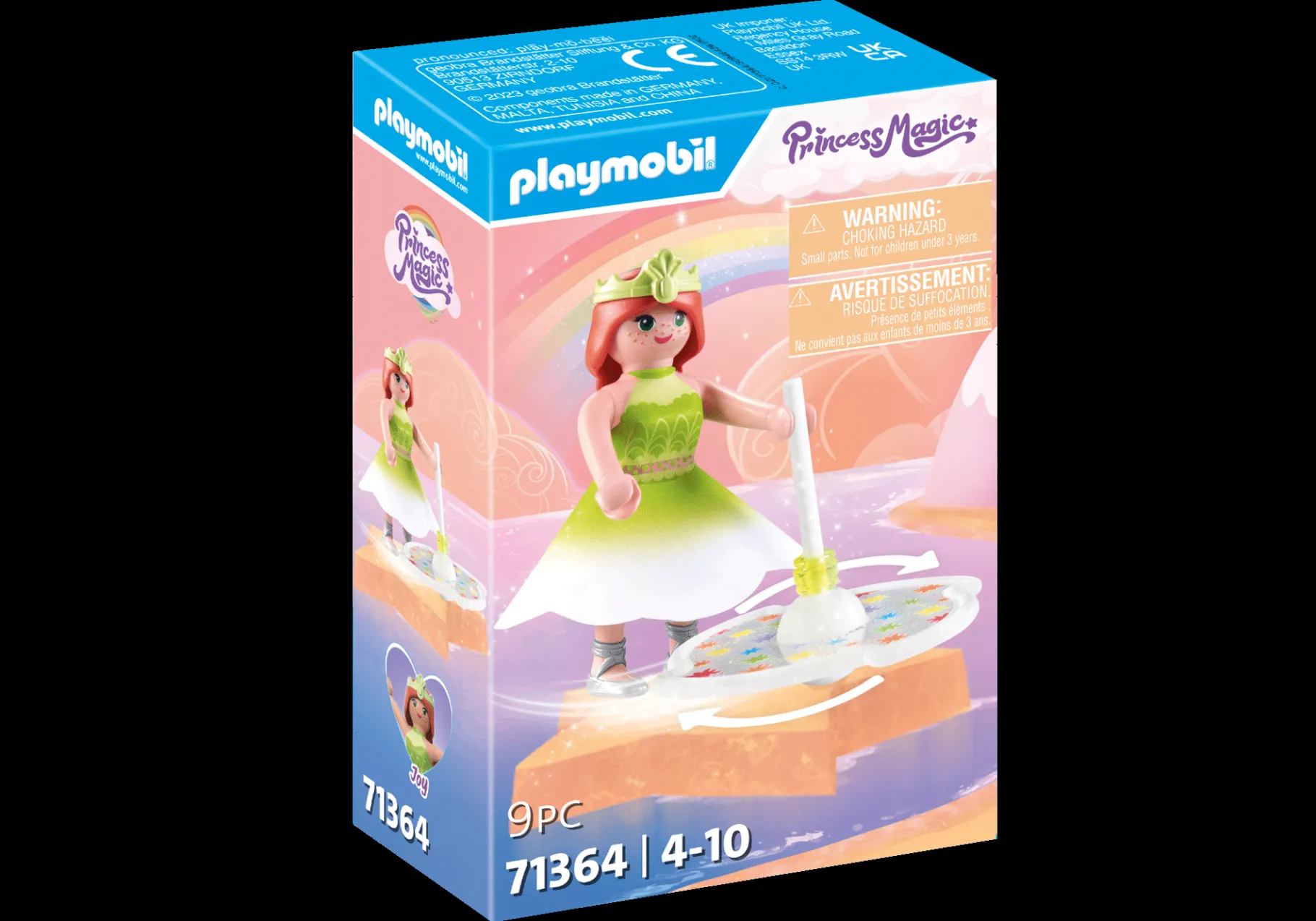 Himmlischer Regenbogenkreisel mit Prinzessin-PLAYMOBIL Best Sale