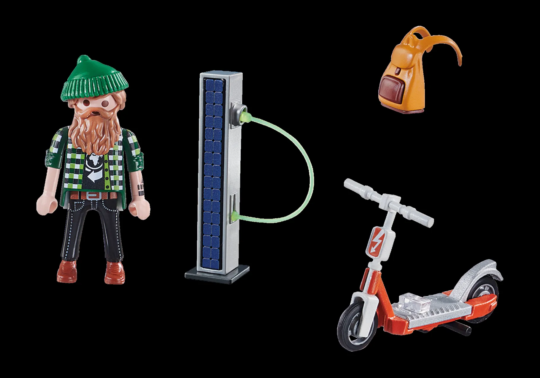 Hipster mit E-Roller-PLAYMOBIL Outlet