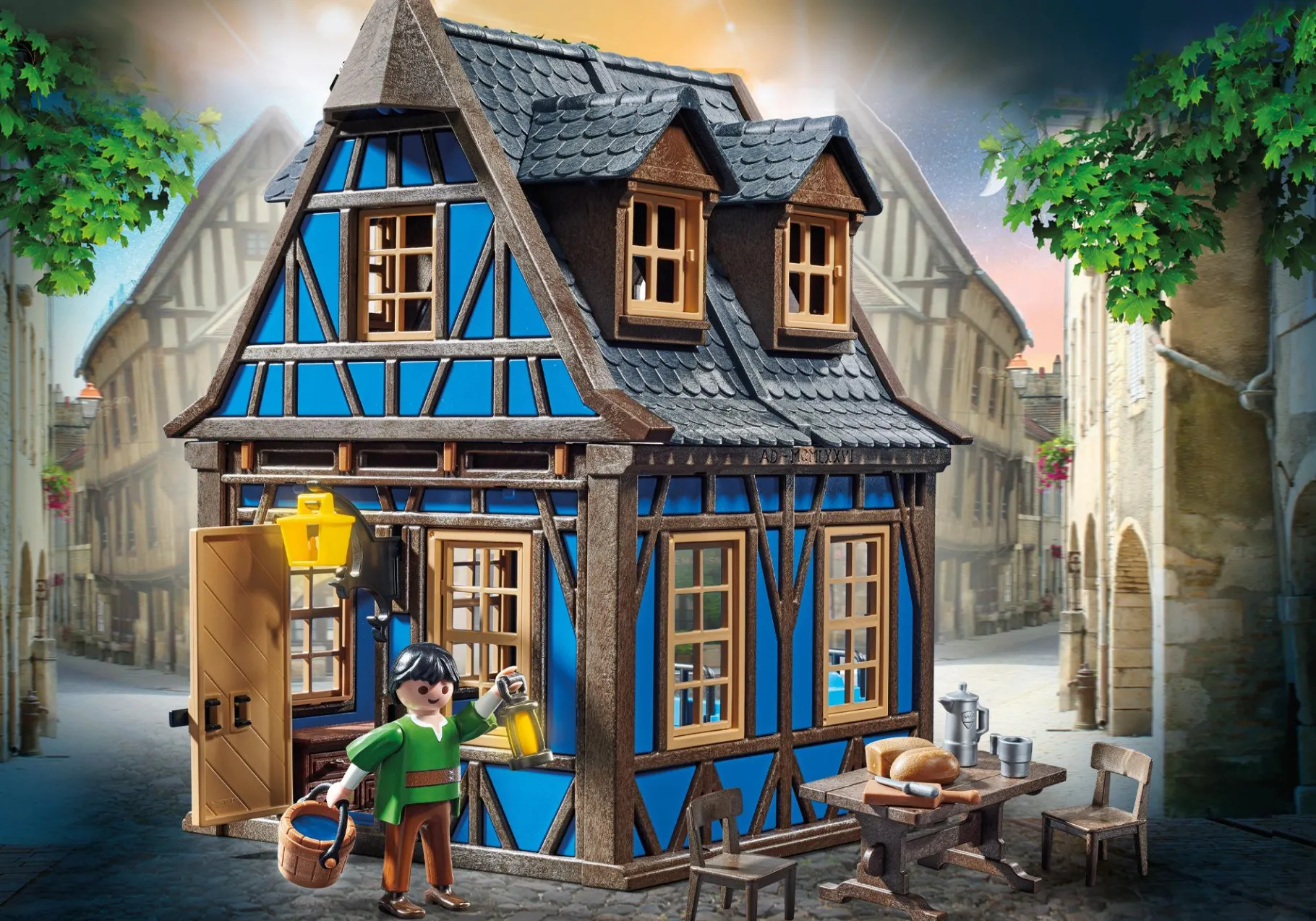 Historisches Wohnhaus 2-PLAYMOBIL Hot