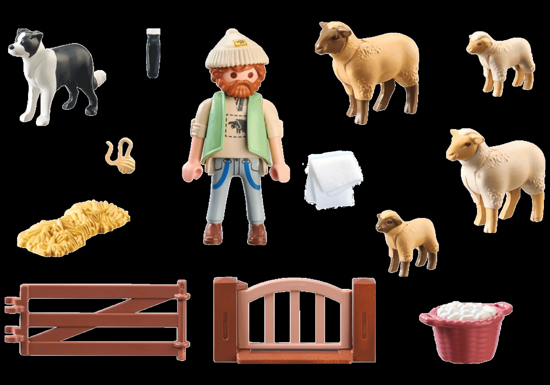 Junger Schäfer mit Schafen-PLAYMOBIL Discount