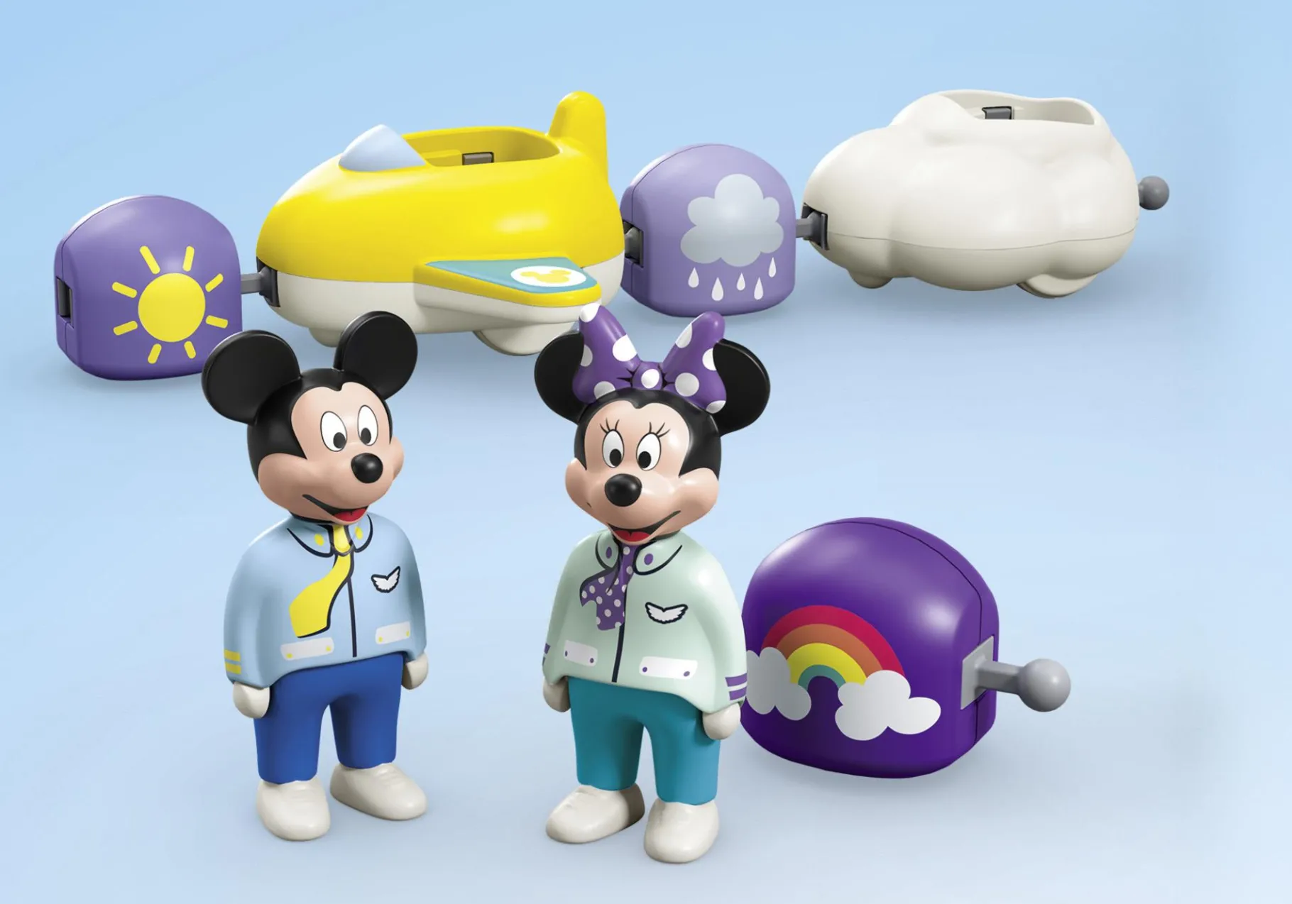 JUNIOR & Disney: Micky Maus' & Minnie Maus' Wolkenflug-PLAYMOBIL Discount