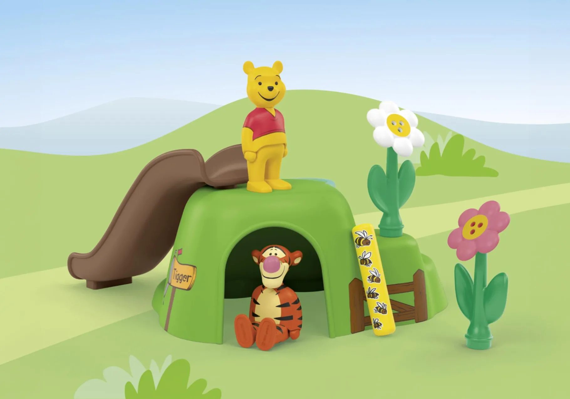 JUNIOR & Disney: Winnie Puuhs & Tiggers Bienengarten-PLAYMOBIL Best Sale