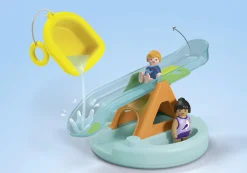 JUNIOR AQUA: Badeinsel mit Wasserrutsche-PLAYMOBIL Fashion