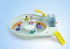 JUNIOR AQUA: Wasserbahn mit Wasserspielplatz und Lerneffekten-PLAYMOBIL Discount