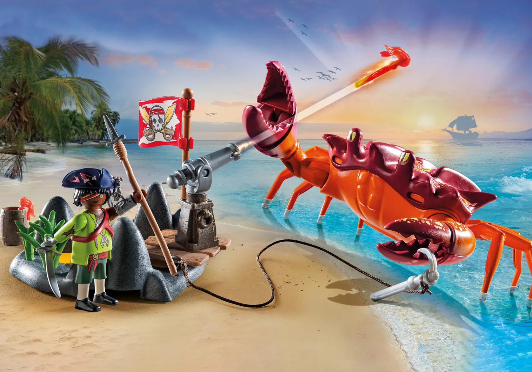 Kampf gegen die Riesenkrabbe-PLAYMOBIL Flash Sale
