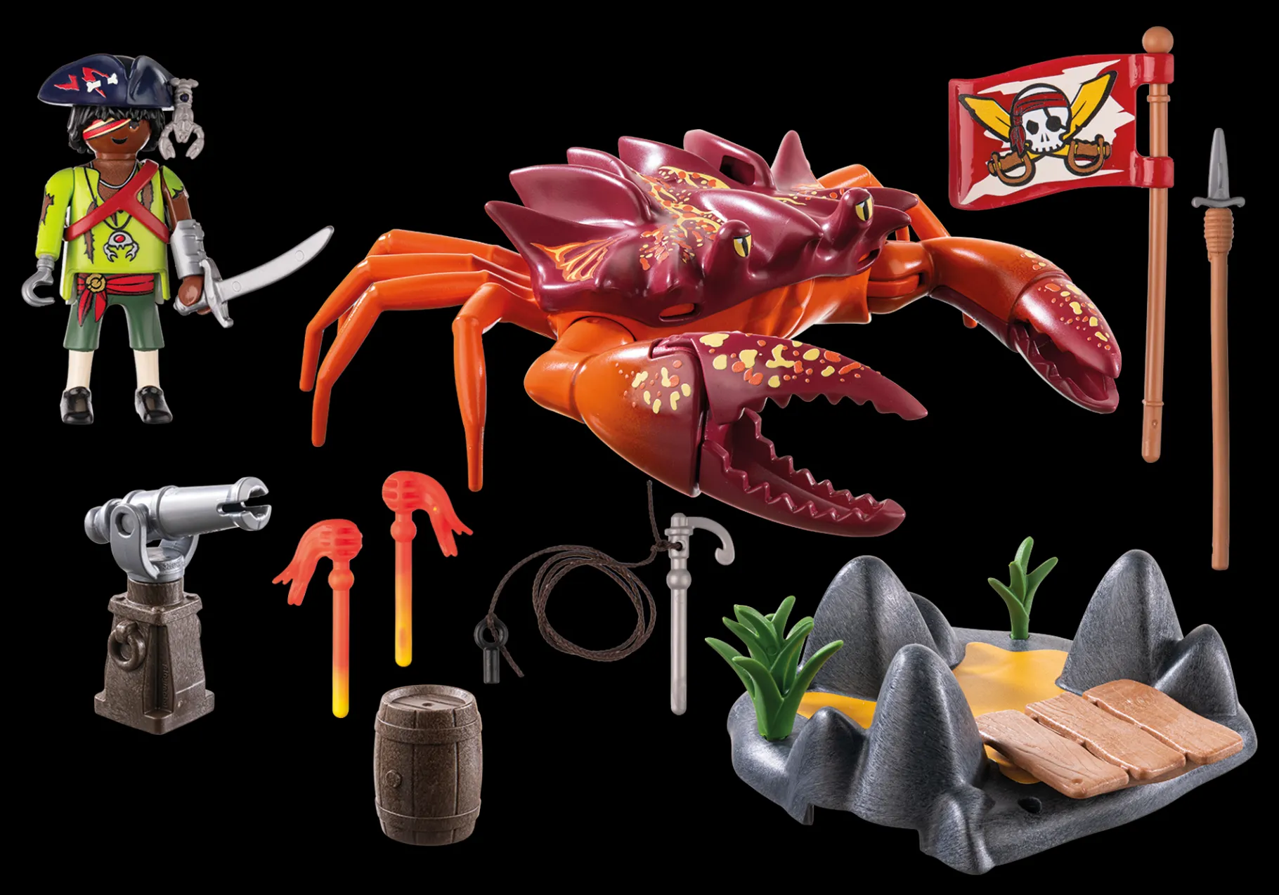 Kampf gegen die Riesenkrabbe-PLAYMOBIL Flash Sale