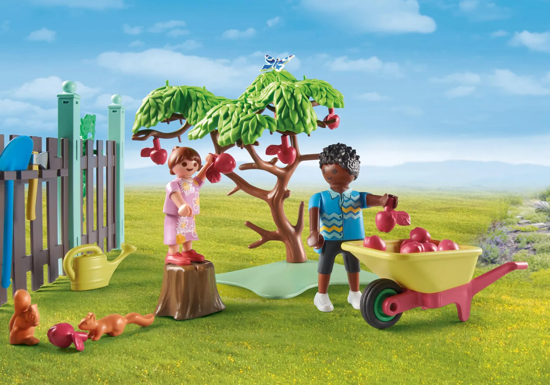 Kleine Hühnerfarm im Tiny Haus Garten-PLAYMOBIL Fashion