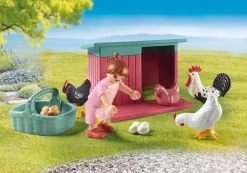 Kleine Hühnerfarm im Tiny Haus Garten-PLAYMOBIL Fashion