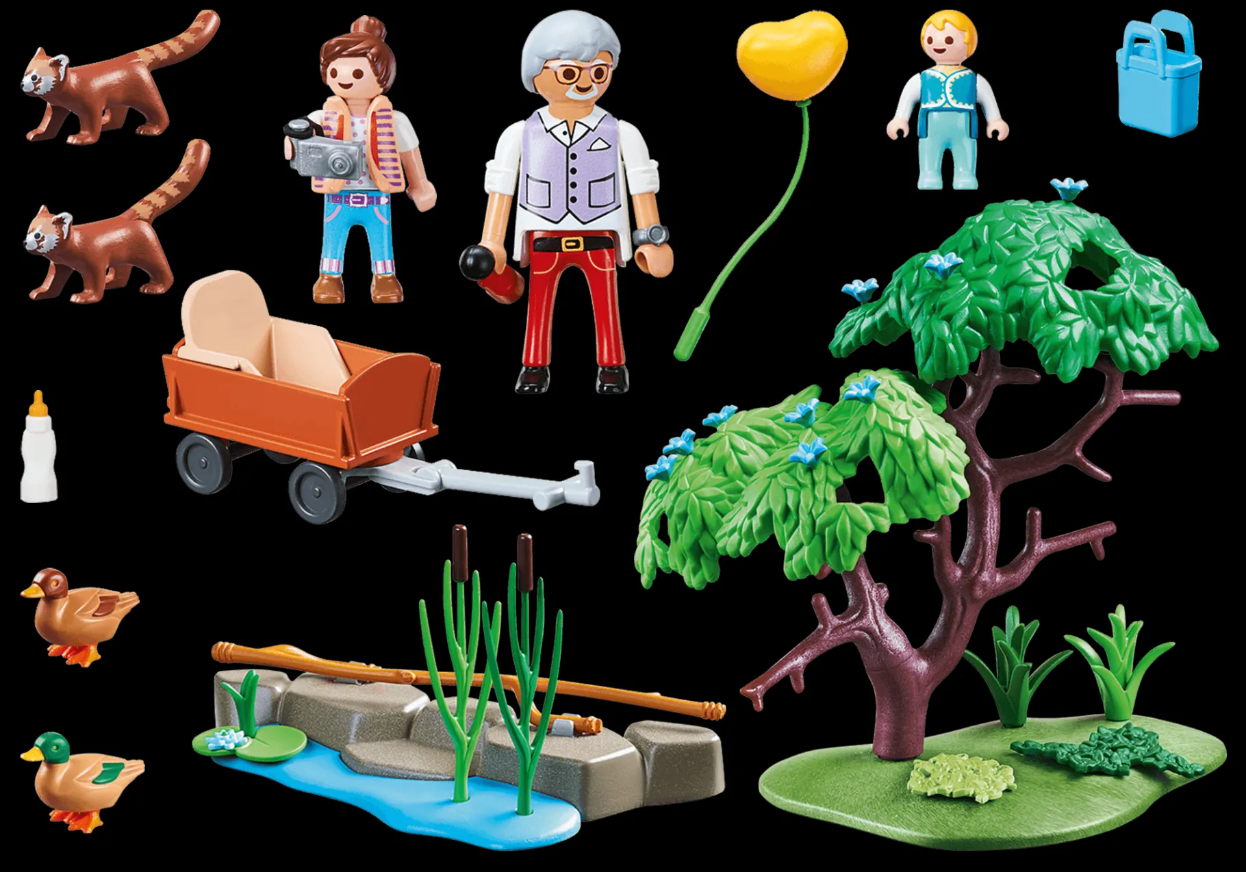 Kleine Pandas im Freigehege-PLAYMOBIL New