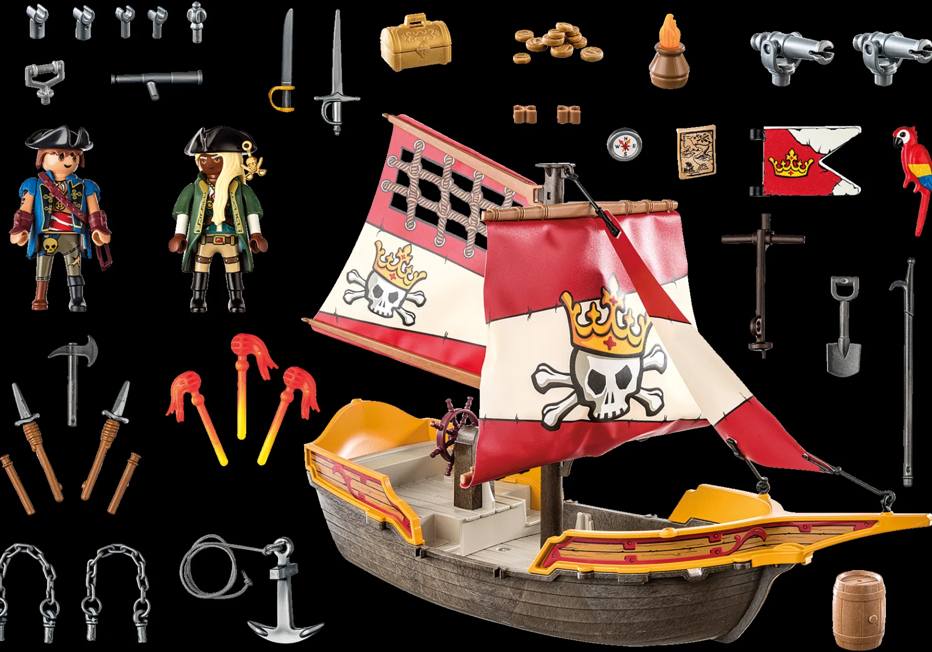 Kleines Piratenschiff-PLAYMOBIL Fashion