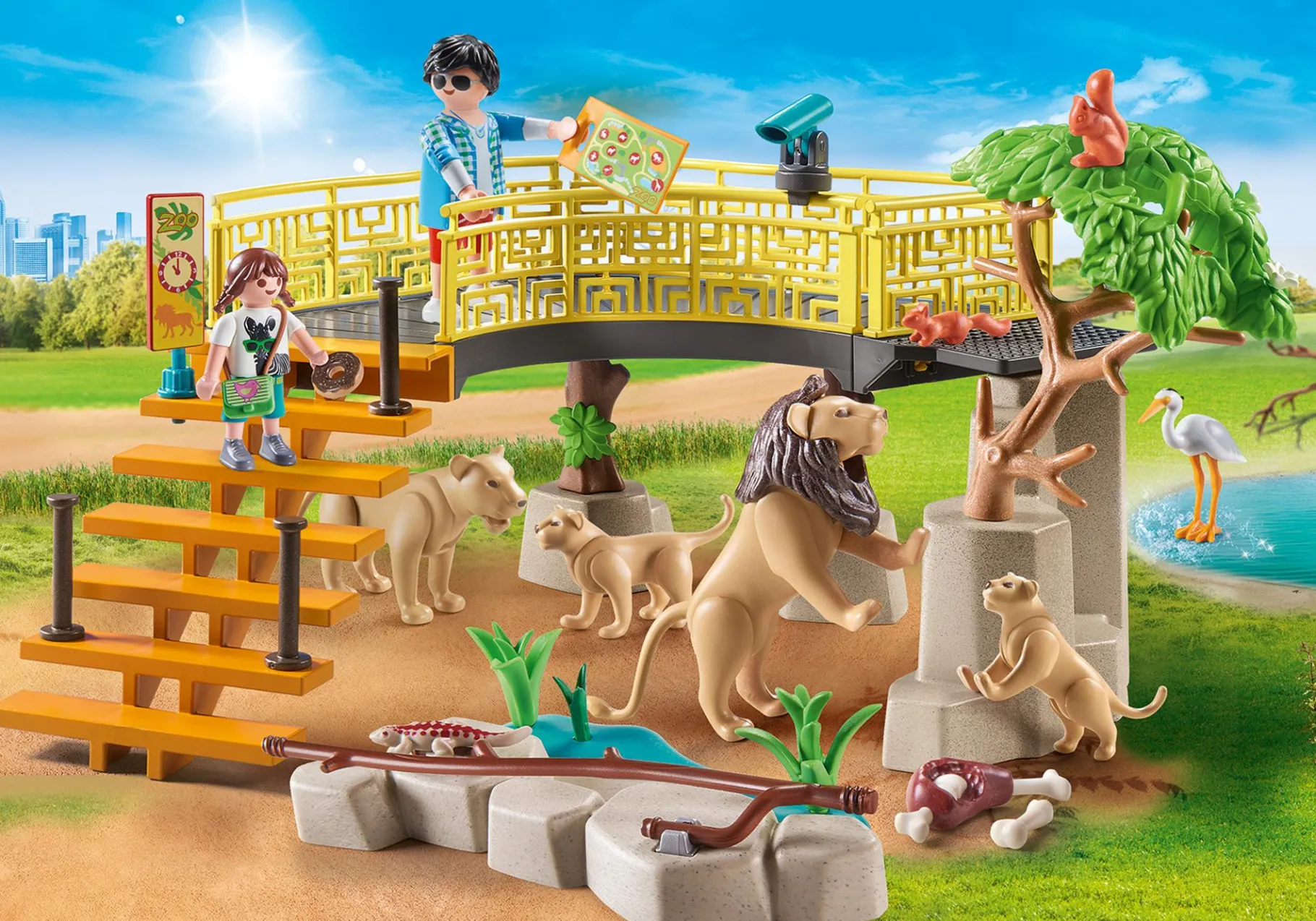 Löwen im Freigehege-PLAYMOBIL Outlet