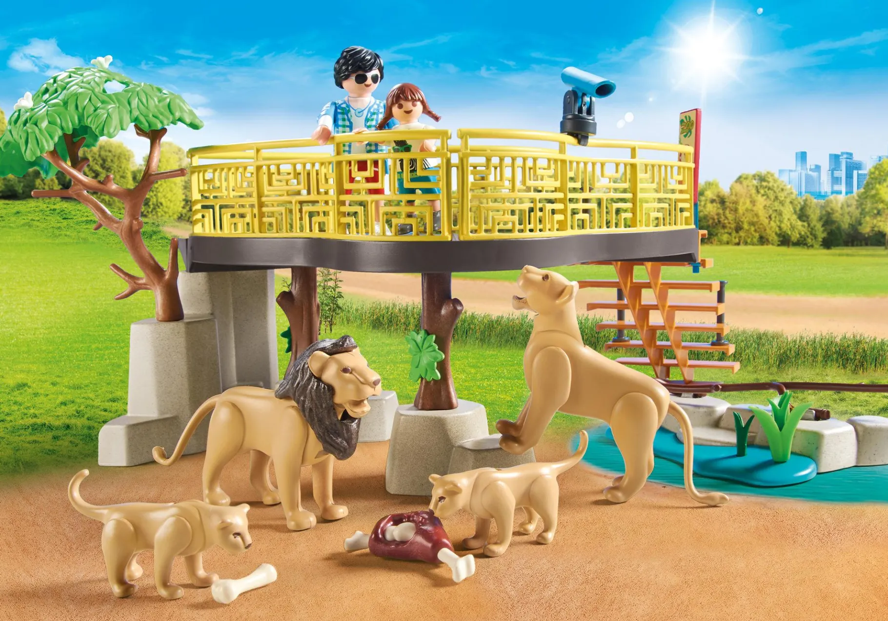 Löwen im Freigehege-PLAYMOBIL Outlet