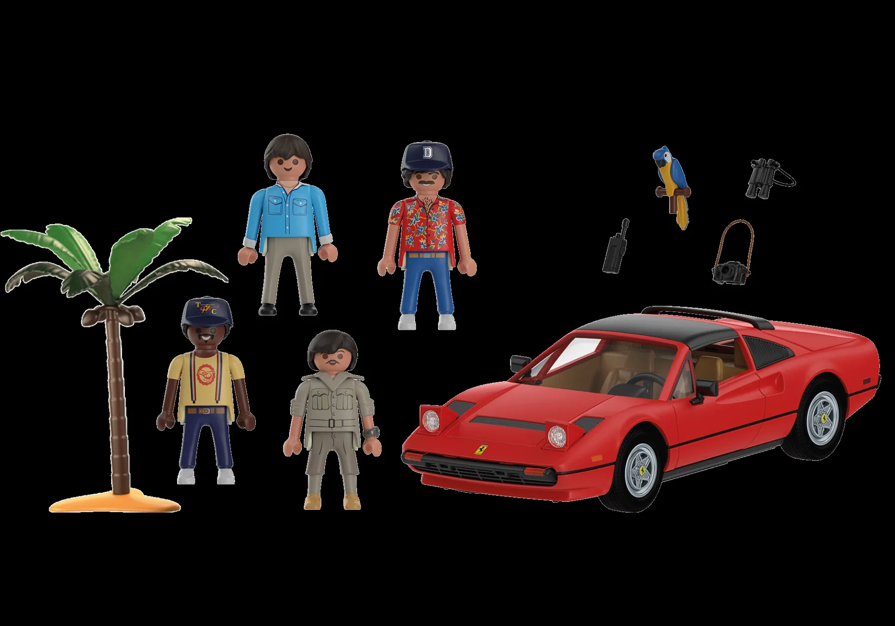 Magnum, p.i. Ferrari 308 GTS Quattrovalvole-PLAYMOBIL Outlet