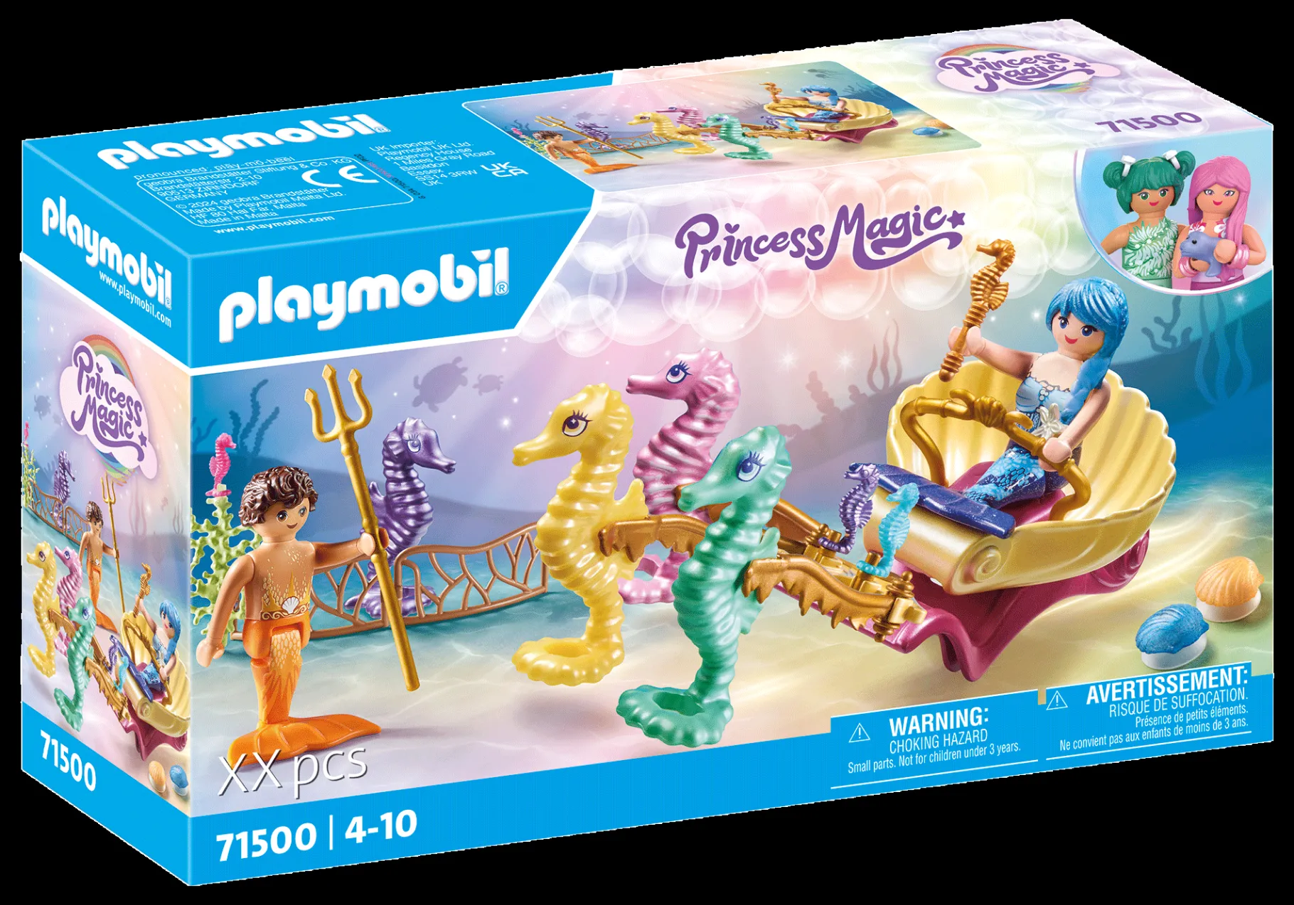 Meeresbewohner mit Seepferdchenkutsche-PLAYMOBIL Store