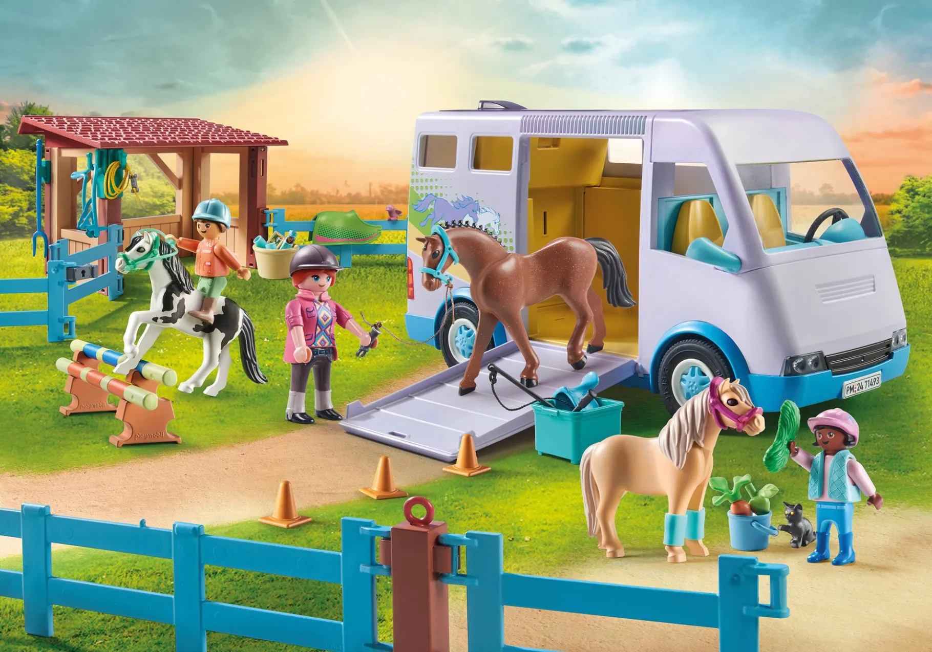 Mobile Reitschule-PLAYMOBIL Cheap