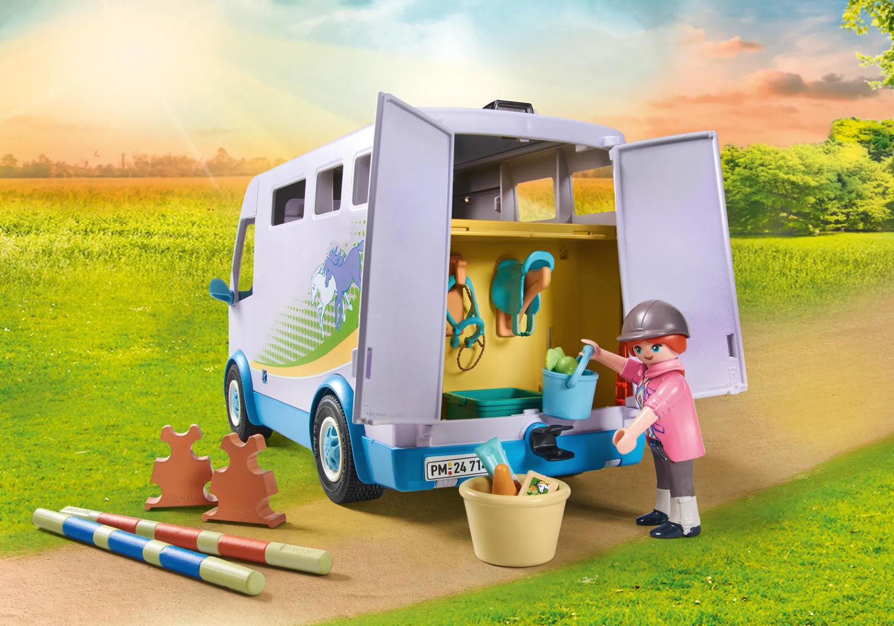 Mobile Reitschule-PLAYMOBIL Cheap