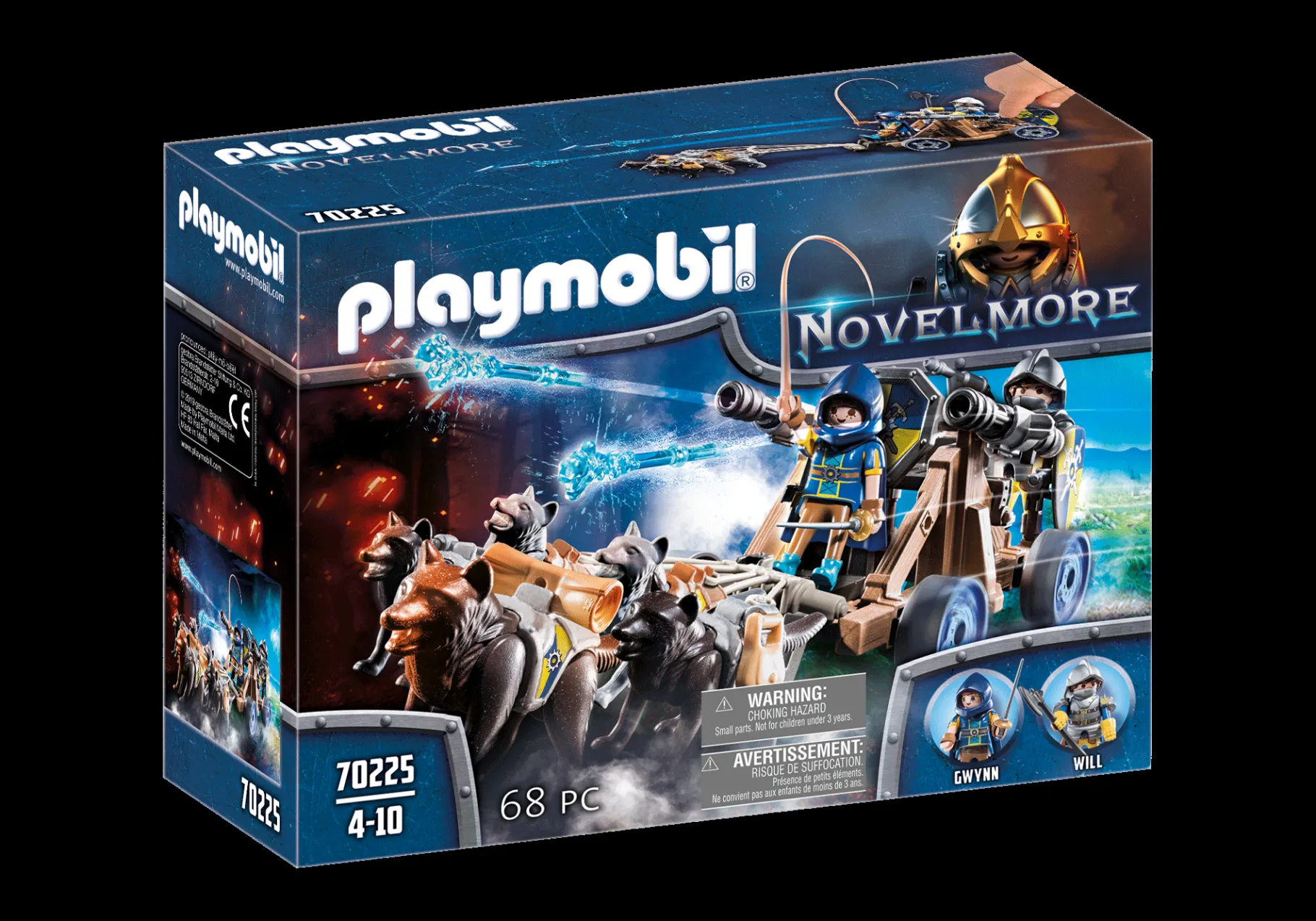 Novelmore Wolfsgespann und Wasserkanone-PLAYMOBIL Shop