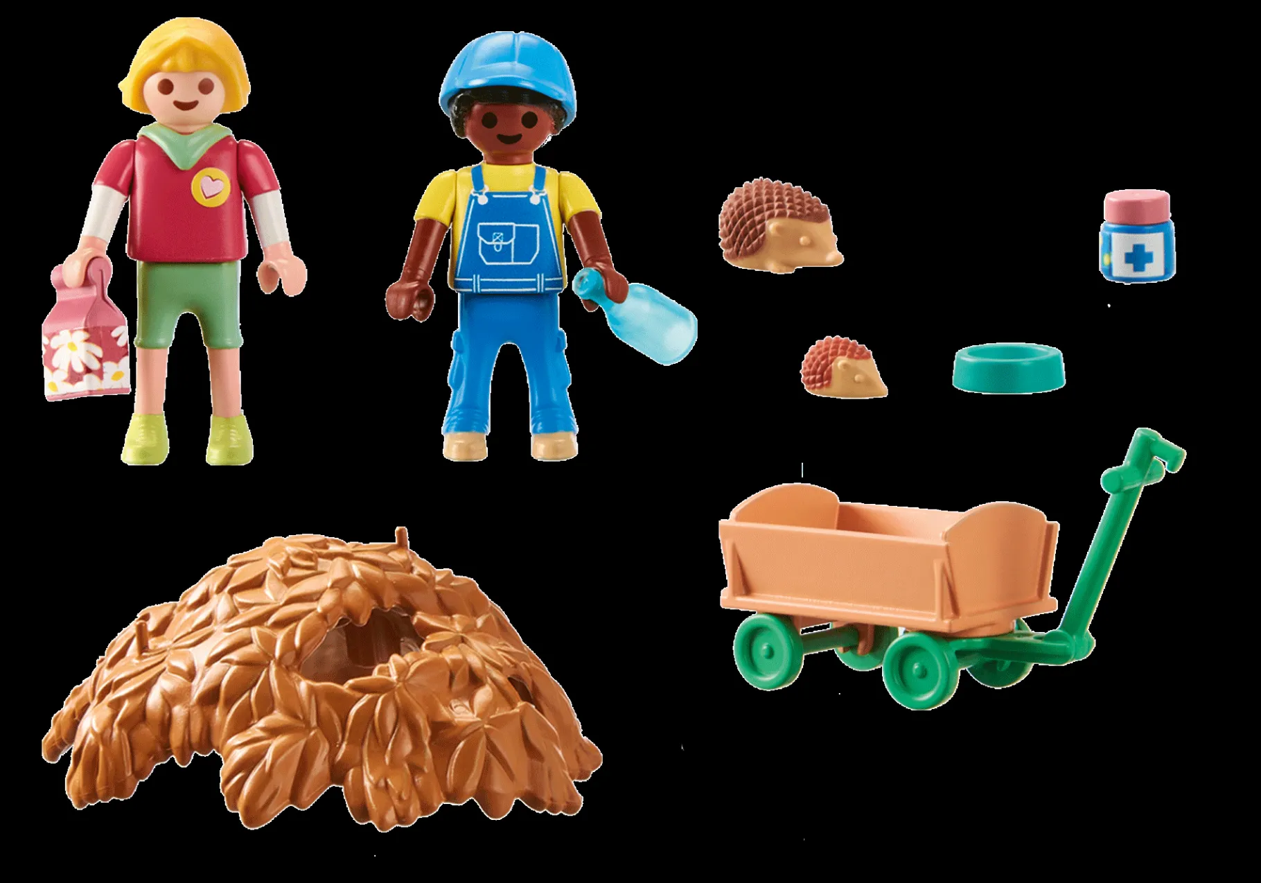 Pflege der Igelfamilie-PLAYMOBIL New