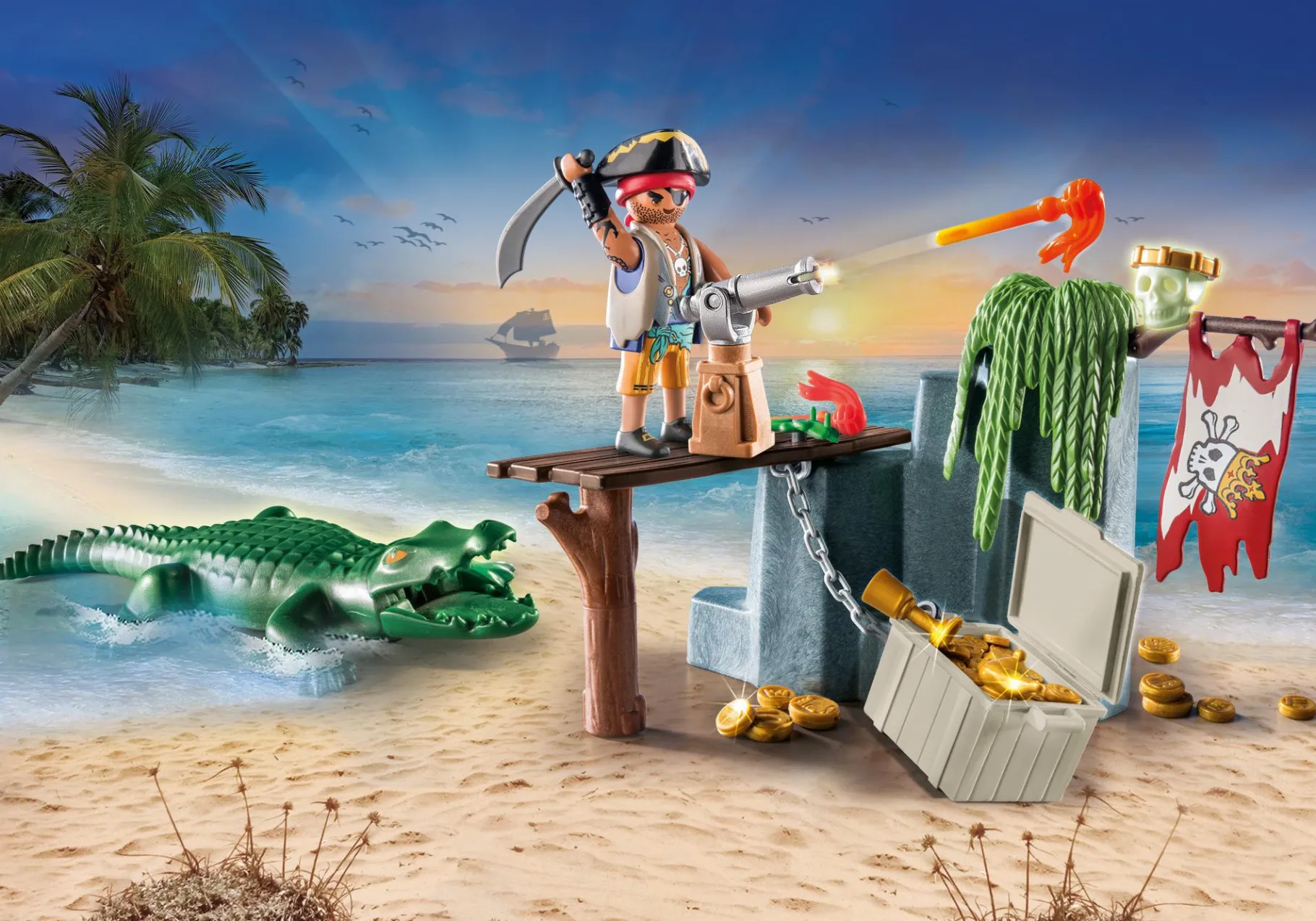 Pirat mit Alligator-PLAYMOBIL Sale