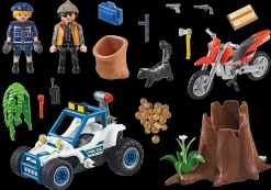 Polizei-Geländewagen: Verfolgung des Schatzräubers-PLAYMOBIL Cheap