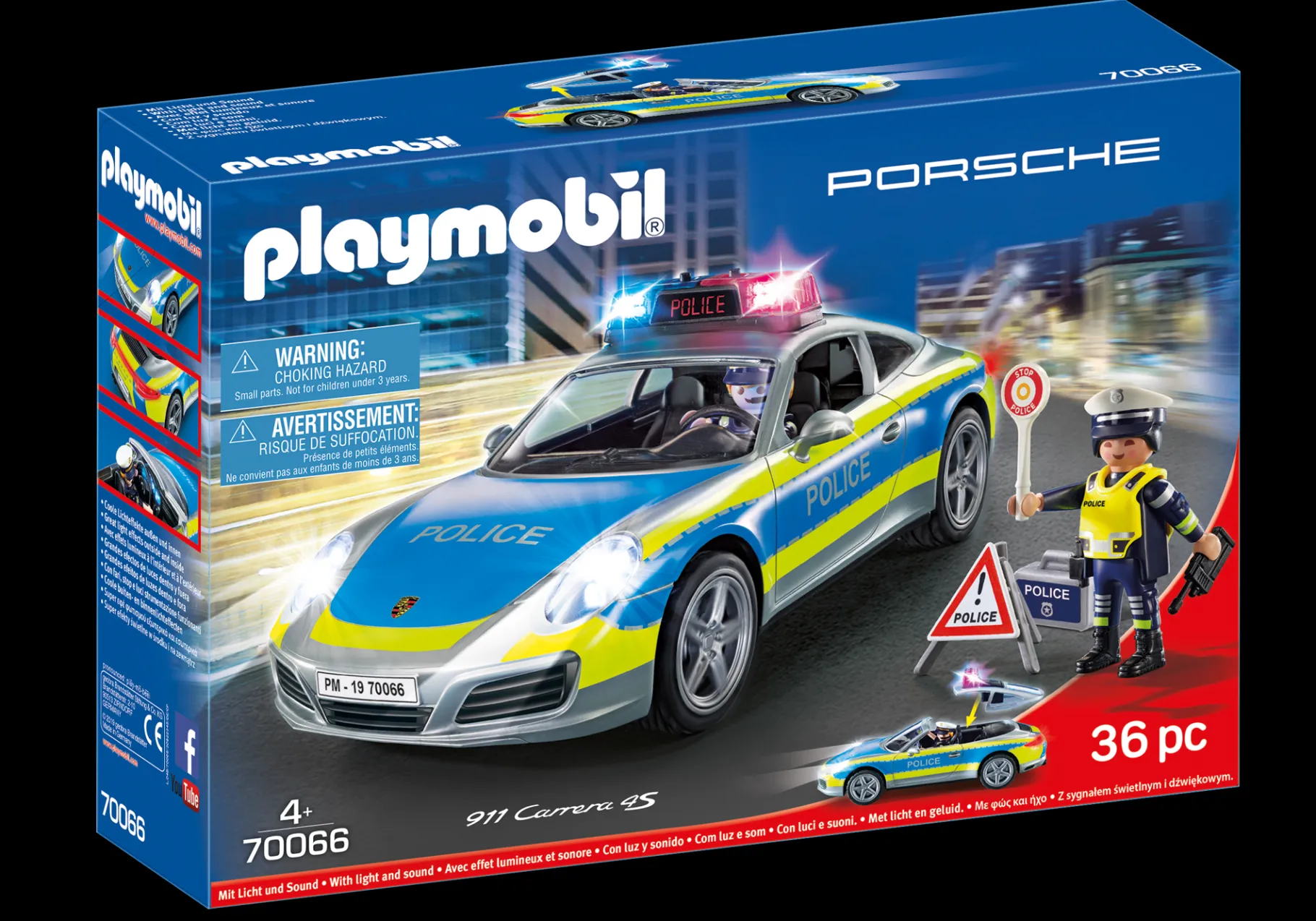 Porsche 911 Carrera 4S Police-PLAYMOBIL Outlet