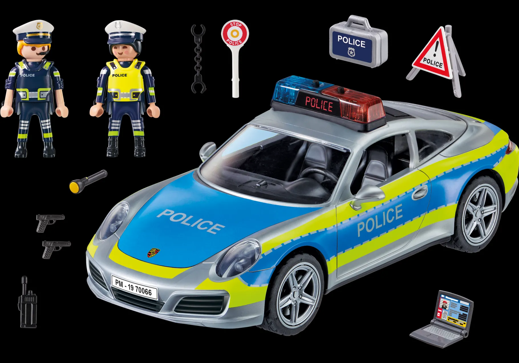 Porsche 911 Carrera 4S Police-PLAYMOBIL Outlet