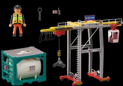 Portalkran mit Containern-PLAYMOBIL Flash Sale