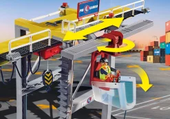 Portalkran mit Containern-PLAYMOBIL Flash Sale
