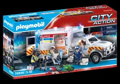Rettungs-Fahrzeug: US Ambulance-PLAYMOBIL Online